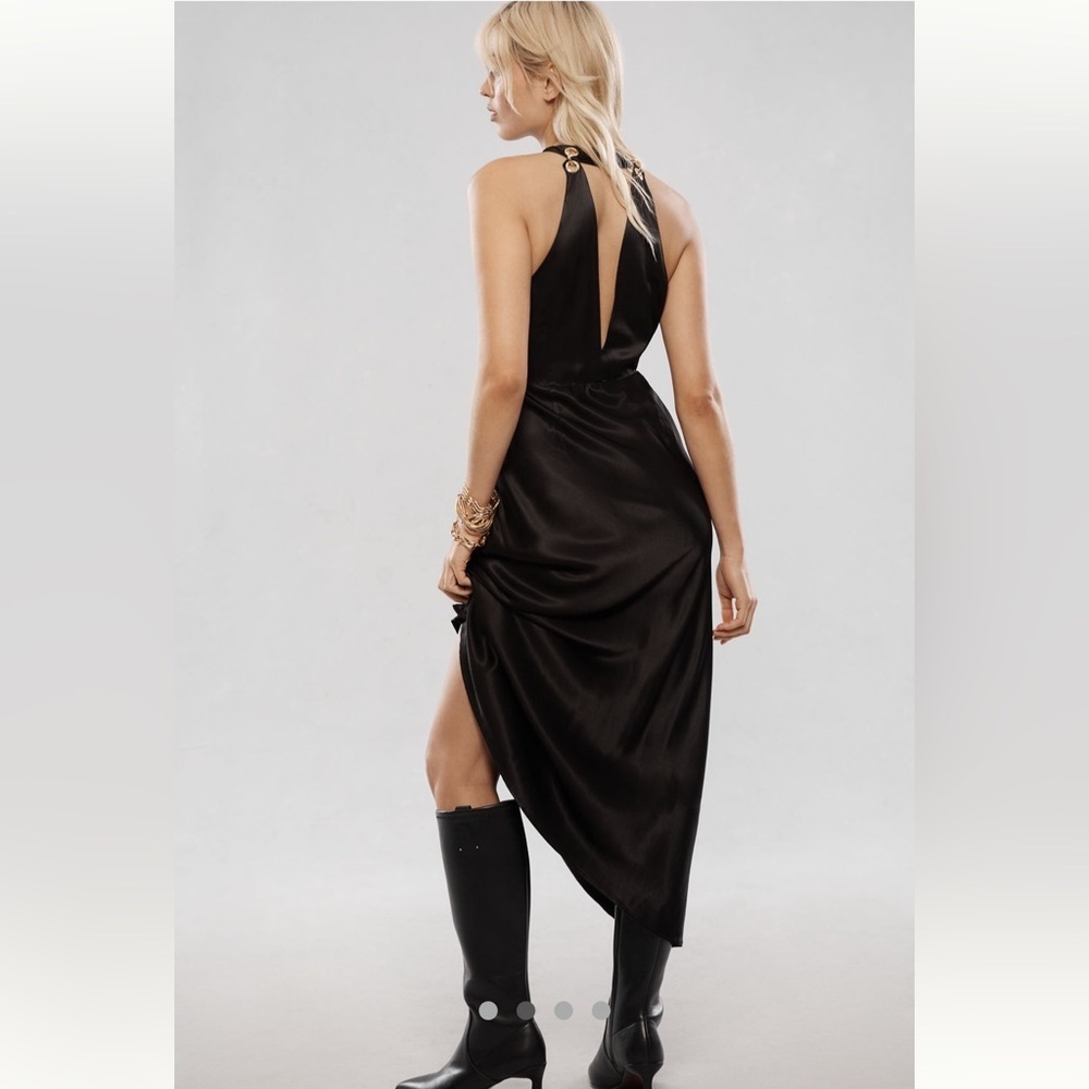 🎉SUPER RARE🎉 Rixo Anthropologie NWT RIXO Elenora Halter Dress size 6. - Picture 4 of 7